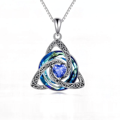 December · Tanzanite witch knot pendant
